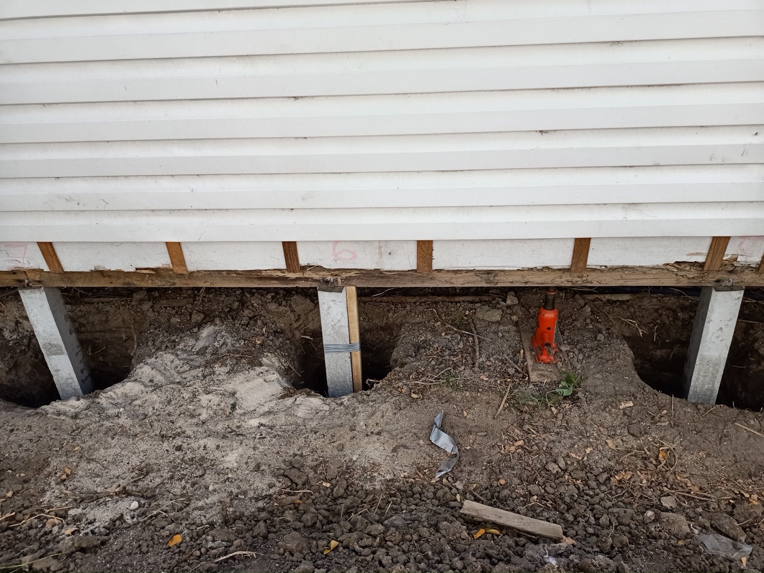 House supported during restumping