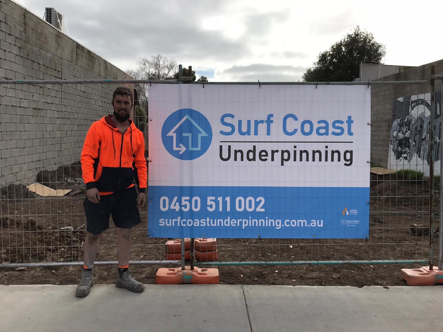 Surf Coast Underpinning team member